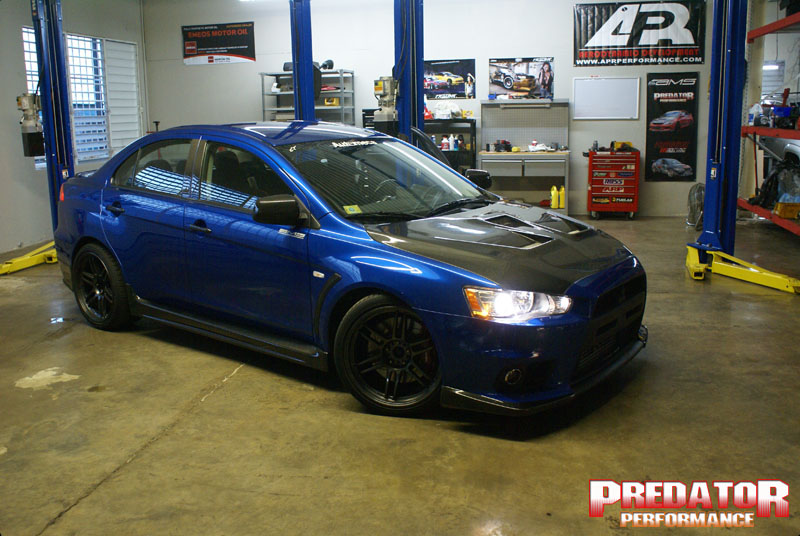 Blue Evo X